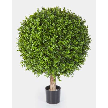 Artificial boxwood ball TOM, real trunk, 30"/75cm, Ø24"/60cm Artificial boxwood ball TOM, real trunk, 30"/75cm, Ø24"/60cm