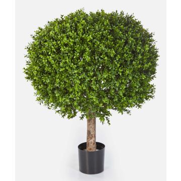 Artificial boxwood ball TOM, real trunk, 33"/85cm, Ø 28"/70cm