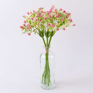 Fabric gypsophila bunch CECILIA, pink, 12"/30cm, Ø6.7"/17cm Fabric gypsophila bunch CECILIA, pink, 12"/30cm, Ø6.7"/17cm
