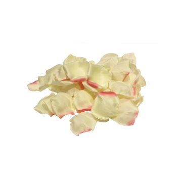 Artificial rose petals JINHUI, white-pink, 60 pieces Artificial rose petals JINHUI, white-pink, 60 pieces