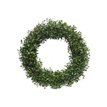 Faux boxwood wreath FRITZ, crossdoor, Ø16"/40cm Faux boxwood wreath FRITZ, crossdoor, Ø16"/40cm