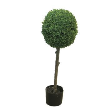 Faux boxwood ball FRITZ, crossdoor, 30"/75cm, Ø11"/28cm