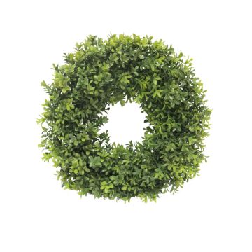 Faux boxwood wreath TOM, Ø16"/40cm Faux boxwood wreath TOM, Ø16"/40cm