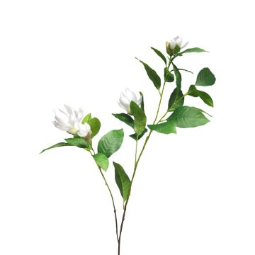 Artificial magnolia branch HUANER, white, 130 cm Artificial magnolia branch HUANER, white, 130 cm