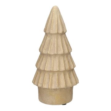 Decorative fir tree LOVRA, terracotta, sand, 8"/20cm, Ø3.9"/9.8cm Decorative fir tree LOVRA, terracotta, sand, 8"/20cm, Ø3.9"/9.8cm