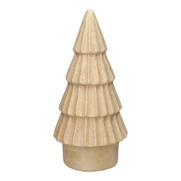 LOVRA decorative fir tree, terracotta, sand, 29 cm, Ø14 cm