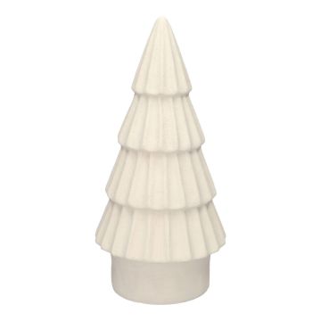 LOVRA decorative fir tree, terracotta, white, 29 cm, Ø14 cm