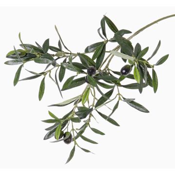 Decorative olive branch LHAMIN with fruits, 22"/55cm