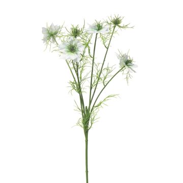 Decorative black cumin branch TIANKE, cream, 65cm, Ø7–8cm