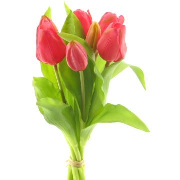Textile tulip bouquet LONA, pink, 30cm
