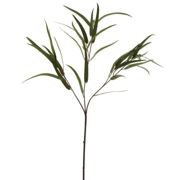 Plastic eucalyptus twig ZIYUMU with seeds, green, 80cm