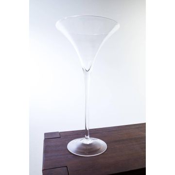 XXL cocktail glass SACHA AIR, clear, 19.69"/50cm, Ø 9.84"/25cm