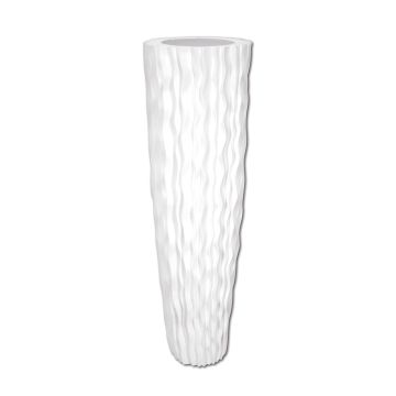 YUNA designer plant pot, white, 143.5 cm, Ø44 cm
