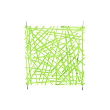 LUCIE room divider elements, lines, green, set of 4, 30cm