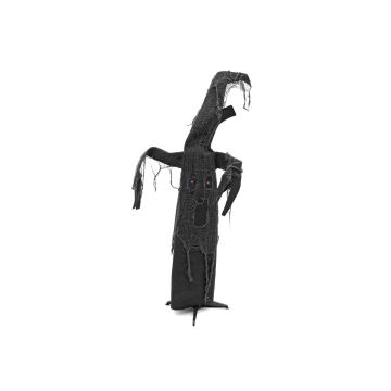 Halloween decorative figure: NOZZY tree with eerie laugh / moving mechanism, black, LEDs, 4ft/115cm Halloween decorative figure: NOZZY tree with eerie laugh / moving mechanism, black, LEDs, 4ft/115cm