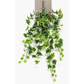 Artificial ivy plant MAJA on spike, green-white, 28"/70cm