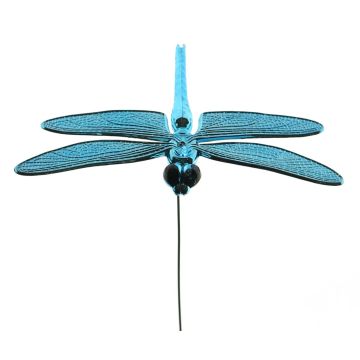 Plastic dragonfly ZIQUAN, blue, 15 cm