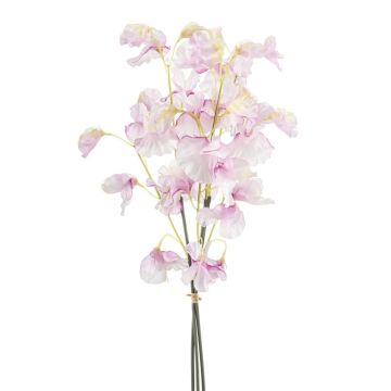 Artificial bouquet of Lathyrus, KIDO, pink and white, 50cm