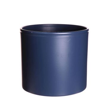 Ceramic pot ALCHIBA, indigo blue matt, 10"/25,7cm, Ø11"/27,8cm Ceramic pot ALCHIBA, indigo blue matt, 10"/25,7cm, Ø11"/27,8cm