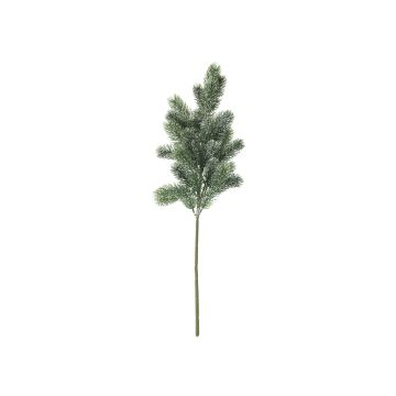 Plastic fir branch THOMAS, snow, 22"/55cm Plastic fir branch THOMAS, snow, 22"/55cm