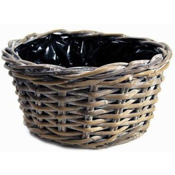 Decorative wicker bowl NICOLINA, beige, 5.5"/14cm, Ø12"/30cm Decorative wicker bowl NICOLINA, beige, 5.5"/14cm, Ø12"/30cm
