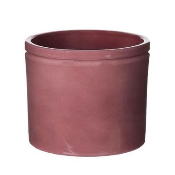 Ceramic pot ALCHIBA, merlot red, 10"/25,7cm, Ø11"/27,8cm