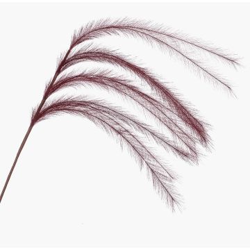 Decorative feather grass panicle branch LUMINIA, burgundy, 135cm