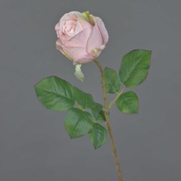 POPI decorative artificial rose, pale pink, 55cm, Ø7cm POPI decorative artificial rose, pale pink, 55cm, Ø7cm
