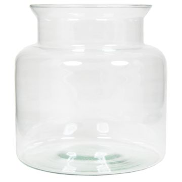 Candle holder KARIN OCEAN made of glass, clear, 7"/19cm, Ø7"/19cm