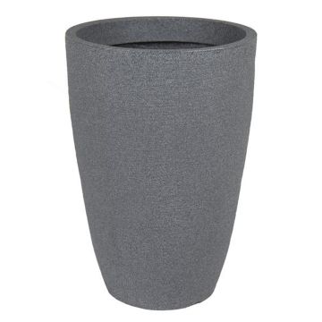 PINIOS plastic flowerpot, stone-effect, grey, 77cm, Ø53cm