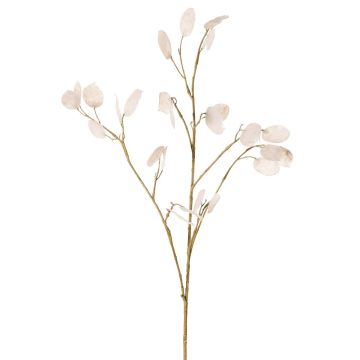 Artificial Lunaria branch KONIA, cream, 37"/95cm Artificial Lunaria branch KONIA, cream, 37"/95cm