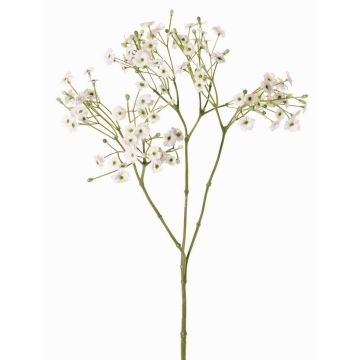False sprig of gypsophila SIKINOS, white, 26"/65cm