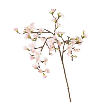Decorative apple blossom branch SADAKA with blossoms, light pink, 3ft/100cm
