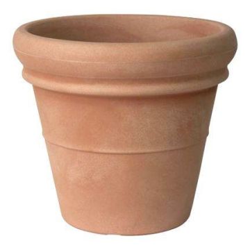 MYRDEN plastic plant pot, terracotta, 61cm, Ø77cm