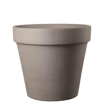 Terracotta flowerpot NUVENS, taupe, 21"/54cm, Ø24"/60cm Terracotta flowerpot NUVENS, taupe, 21"/54cm, Ø24"/60cm