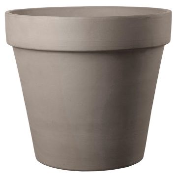 Terracotta flower pot NUVENS, taupe, 28"/70cm, Ø31"/79cm Terracotta flower pot NUVENS, taupe, 28"/70cm, Ø31"/79cm
