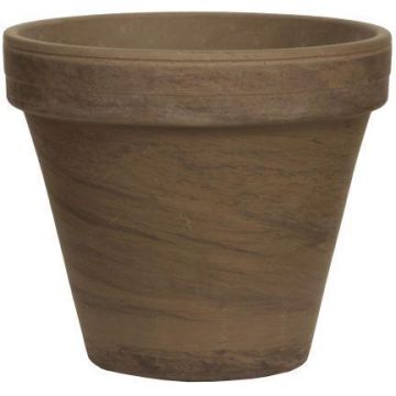 Plant pot ARVION of terracotta with grain pattern, brown, 3.9"/10cm, Ø4.3"/11cm Plant pot ARVION of terracotta with grain pattern, brown, 3.9"/10cm, Ø4.3"/11cm