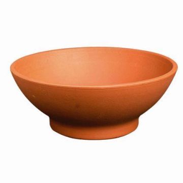 Planter SERELLA of terracotta on a stand, 4.3"/11cm, Ø15"/37cm Planter SERELLA of terracotta on a stand, 4.3"/11cm, Ø15"/37cm