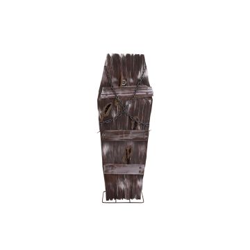 Halloween ghost Coffin MARANGOZ with moving parts, voice function, LEDs, 24"x11"x5ft/60x28x155cm Halloween ghost Coffin MARANGOZ with moving parts, voice function, LEDs, 24"x11"x5ft/60x28x155cm