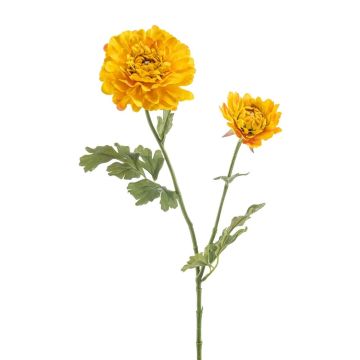 LOLYN artificial ranunculus, yellow, 65cm LOLYN artificial ranunculus, yellow, 65cm