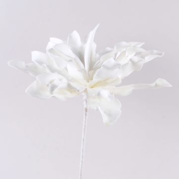 Decorative synthetic foam Agave pygmaea DANINA, white, 35 cm, Ø 30 cm Decorative synthetic foam Agave pygmaea DANINA, white, 35 cm, Ø 30 cm
