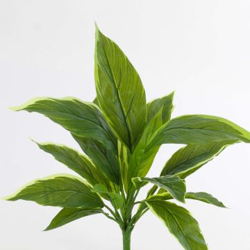 Artificial Cordyline VALDA on spike, green-white, 12"/30cm