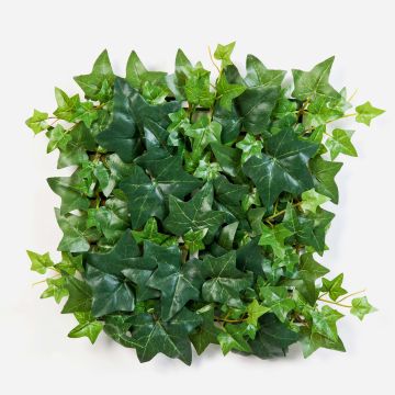 Decorative ivy hedge / mat LUKA, green, 30x30cm