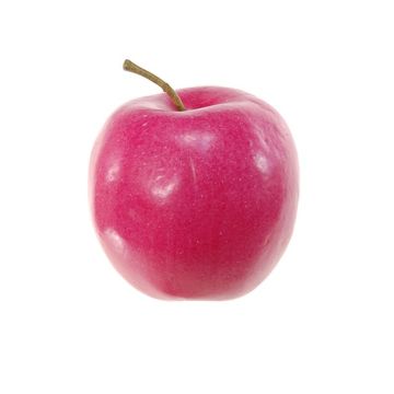 Decorative fruit: HENNY apple, fuchsia-red, 3.1"/8cm, Ø3.3"/8.5cm