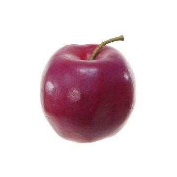 Decorative fruit: HENNY apple, red, 3.1"/8cm, Ø3.3"/8.5cm