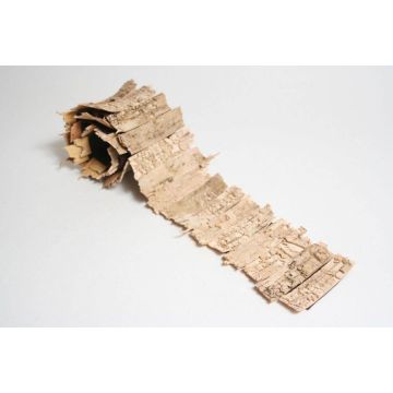 Bark table runner RAIKO, beige, 35"x4.3"/90x11cm Bark table runner RAIKO, beige, 35"x4.3"/90x11cm