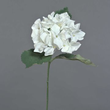 False flower Hydrangea GUNILLA, Eco Collection, white-purple, 24"/60cm, Ø4.7"/12cm