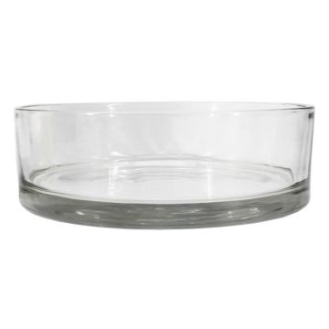 VERA OCEAN glass fruit bowl, clear, 8 cm, Ø25 cm VERA OCEAN glass fruit bowl, clear, 8 cm, Ø25 cm