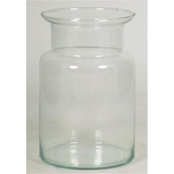 Lantern glass HANNA OCEAN, clear, 7"/19cm, Ø5.7"/14,5cm