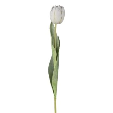Artificial flower tulip GUSNAV, white, 20"/50cm, Ø2"/5cm Artificial flower tulip GUSNAV, white, 20"/50cm, Ø2"/5cm